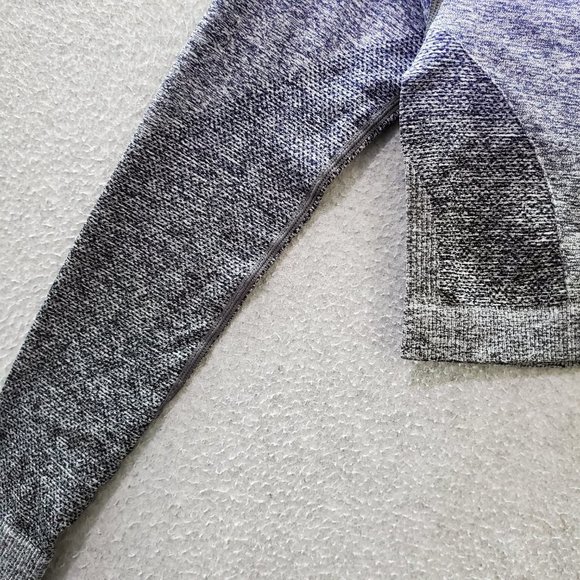 Gymshark Women Sweatshirt‎ Small Purple Ombre Cropped Logo Long Sleeve - Picture 10 of 10